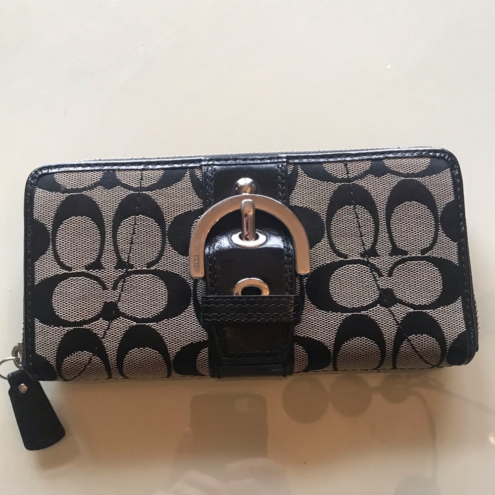 Coach Wallet Checkbook Size